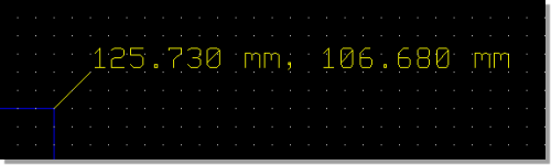 BAE Version 7.4: Layout Editor: X/Y Coordinate Pair Measuring